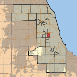 Location in Cook County