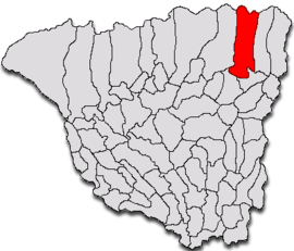 Location in Gorj County