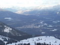 Town of Jasper from the Eagle Ridge lift