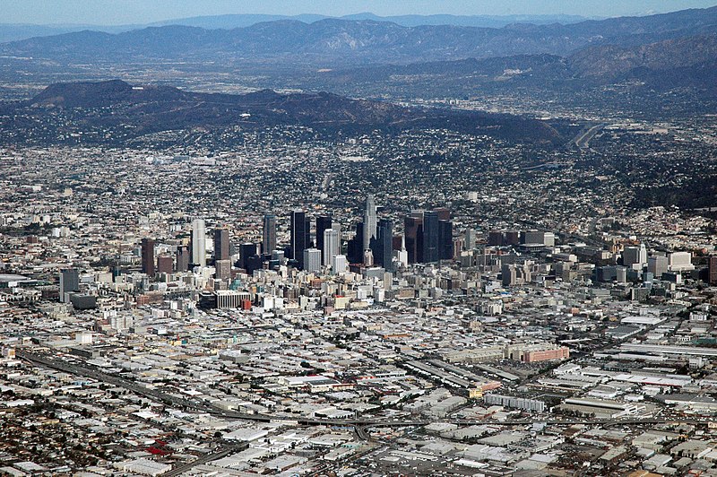 File:Los Angeles, CA from the air.jpg