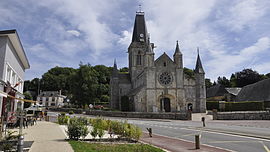 The church in Le Bourg-Dun