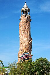 Universal's Islands of Adventure was een inspiratiebron voor themagebied Port Laguna