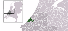 Situo de la municipo 's-Gravenhage aŭ Den Haag