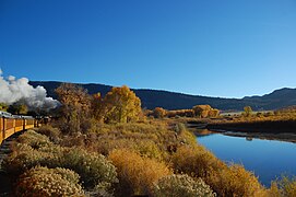 Beautiful colors on the way to Silverton on October 25, 2012