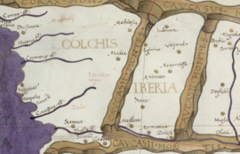 ძველი კოლხეთისა და იბერიის სამეფოს რუკა