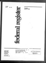 Thumbnail for File:Federal Register 1986-07-29- Vol 51 Iss 145 (IA sim federal-register-find 1986-07-29 51 145).pdf