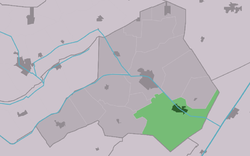 Location in the Ooststellingwerf municipality