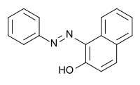 Structuurformule van sudan I