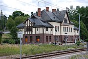 Ängelsbergs järnvägsstation, Västmanland.