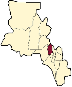 location of Ambato Department in Catamarca Province