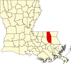 Koartn vo Tangipahoa Parish innahoib vo Louisiana