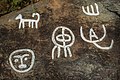Petroglifos de los Arahuacos o Karibes en La Cumaca, Venezuela