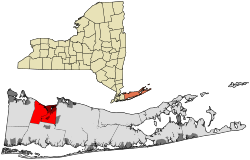 Location in Suffolk County