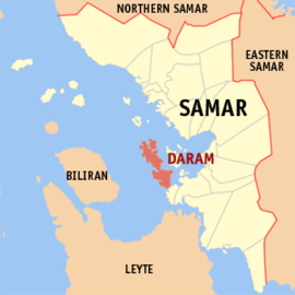 Daram na Samar Coordenadas : 11°38'2.76"N, 124°47'40.92"E