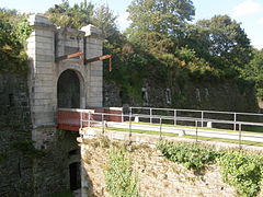 La porte d'entrée du fort