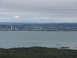 The Rangitoto Channel, looking west towards the North Shore from Rangitoto Island