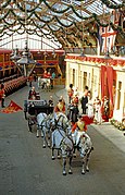 Royalty & Empire tableau at Windsor Central station