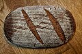 Uncut oval rye bread 2024-03-04 02