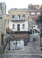 stairs leading past houses in the Old City