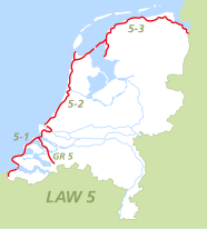       LAW 5       Nederlands Kustpad       5-1  (zuid)       5-2  (midden)       5-3  (noord)