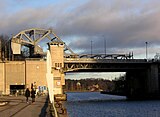 Danvikskanalen, vy under Danviksbron, 2006