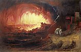 John Martin, 1852., Uništenje Sodome i Gomore, Laing Art Gallery