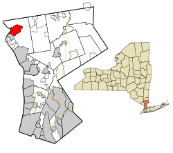 Location in Westchester County and New York