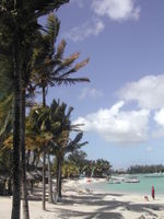 Une plage mauricienne, dans le nord de l'île