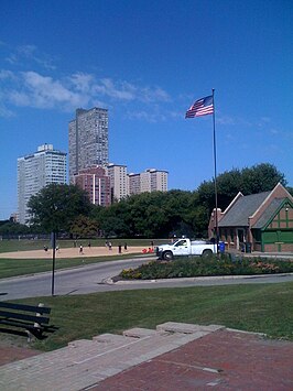 De Park Place Tower is de hoogste toren op de foto.