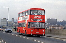 Southampton Citybus Leyland Atlantean crossing Itchen Bridge