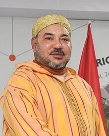 A picture of King Mohammed VI in 2015