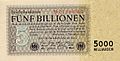 5 Billionen Mark (1923)