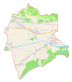 Mapa konturowa gminy Gorišnica, blisko lewej krawiędzi nieco u góry znajduje się punkt z opisem „Cunkovci”