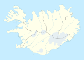 Grindavík na mapi Islanda