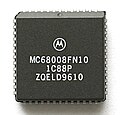 Motorola MC68008 im PLCC-Gehäuse