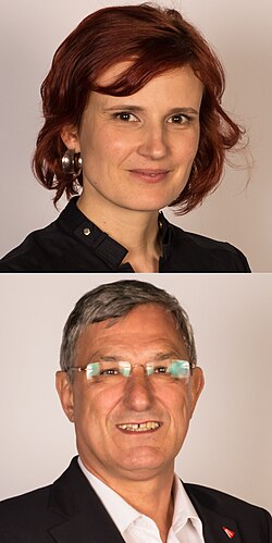 Katja Kipping und Bernd Riexinger