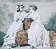 Two Ladies, 1880 (17,6 x 20,2 cm)