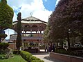 Quiosco en un parque de Puebla.