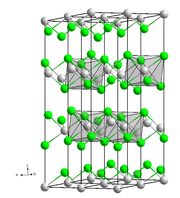 Struktur von Cadmiumchlorid