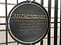 The entrance plaque was updated as part of the Anzac Square restoration and enhancement project completed in 2019.