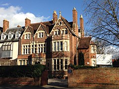 Wychwood School at 74 Banbury Road, Oxford, location of the school since 1918