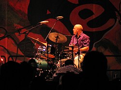 Adam Nussbaum at a jazz festival in Puerto Rico