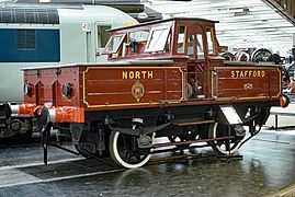 North Staffordshire battery loco in the National Railway Museum