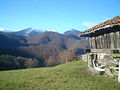 Tradisjonell hórreo i Asturias.