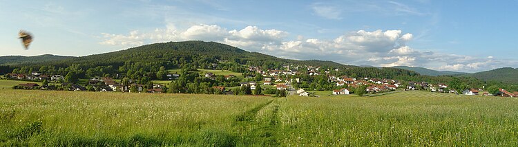 Panoramablick vom Eg aus af Bebra