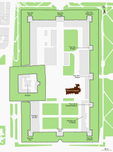 Plan of the château