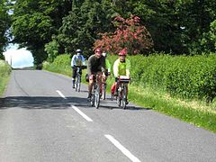 Spinning down the Stanegate at Grindon Hill - geograph.org.uk - 850470.jpg