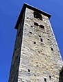 Il campanile della parrocchiale di Callabiana