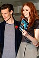 Matt Smith and Karen Gillan