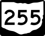 State Route 255 marker